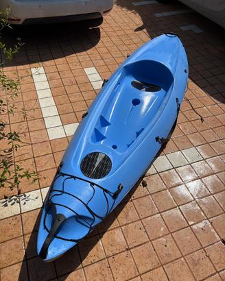 CANOA-KAYAC RIGIDO, CARRELLO, PAGAIA