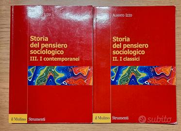 Libri Storia del pensiero sociologico II e III