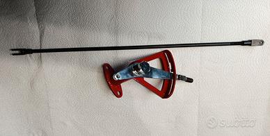 Manopola cambio Guzzino con asta brunita,leva 