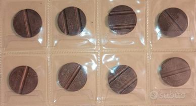 Lotto 8 Gettoni Telefonici Storici SIP