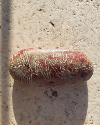 Souvenir Perù Linee di Nazca su pietra