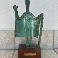 bronzetto nuragico sardo capotribù