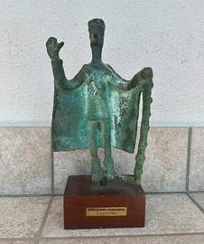 bronzetto nuragico sardo capotribù