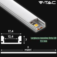 V-TAC 30x Profili per Strisce Led da 2 METRI

