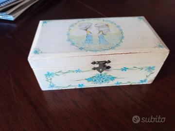 scatola carillon con ballerina vintage 