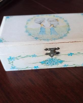 scatola carillon con ballerina vintage 