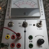 TESTER VOLTOMETRO SCUOLA RADIO ELETTRA FUNZIONANTE
