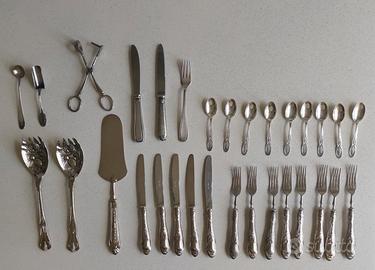 POSATE ARGENTO anni 30/60 31 pezzi