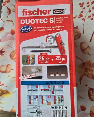 tasselli Fischer Duotec 50 pezzi Carichi Pesanti.