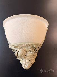 Applique a foglia Shabby Chic - Pezzo unico