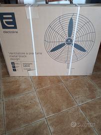 Ventilatore a piantana metal black design