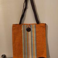 borsa a righe 