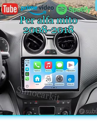 Autoradio 9 pollici Android 2+64gb CarPlay e andro