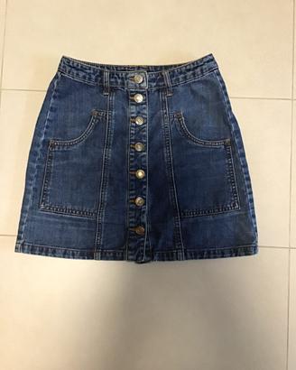 Minigonna jeans Stradivarius tg.38-xs