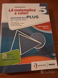 La matematica a colori Edizione Blu Plus 5, Sasso