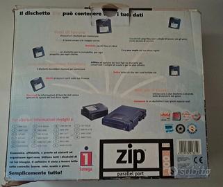 iomega zip funzionante con 3 dischi