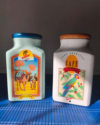 4 Barattoli Caffè Vergnano Vintage - Set Completo