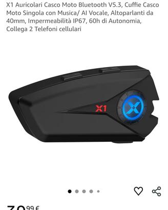 auricolari casco moto XGP X1