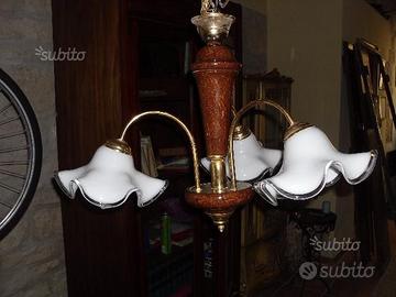 Lampadario Vintage 3 luci