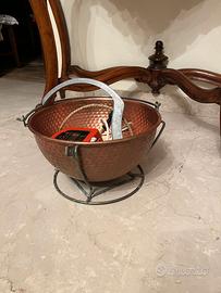 Raro CHICCO Bongo Paiolo Automatico Elettrico rame