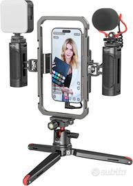 SMALLRIG Stabilizzatore x Smartphone con accessori