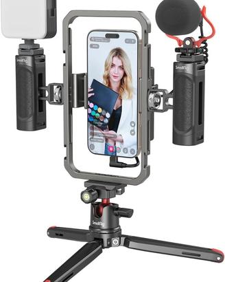 SMALLRIG Stabilizzatore x Smartphone con accessori