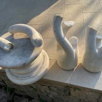 Colonna in gesso rotta