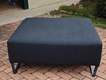 Pouf Poggiapiedi di Design Grigio Antracite