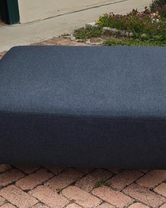 Pouf Poggiapiedi di Design Grigio Antracite