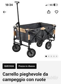 Carrello pieghevole da campeggio