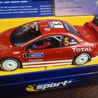 Slotcar Scalextric  Peugeot 307 Rally 4wd nuova