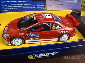 Slotcar Scalextric  Peugeot 307 Rally 4wd nuova