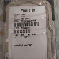 Hard disk SCSI 73 GB 15000 RPM NUOVO