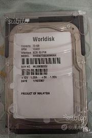Hard disk SCSI 73 GB 15000 RPM NUOVO