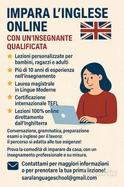 Inglese online per bambini e adulti