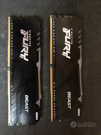 Ram Kingston Fury beast DDR4 16Giga