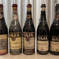 Gaja Barbaresco 1959, 1964, 1970, 1975, Sorì 1967