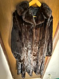 Pelliccia visone  44 M/L Marrone Mogano