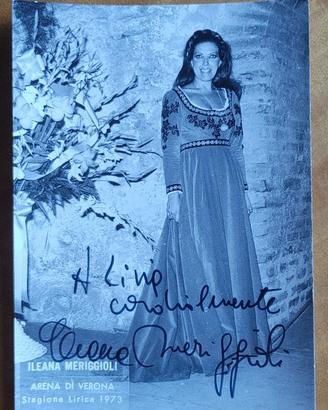 Foto d'epoca con autografo Ileana Meriggioli