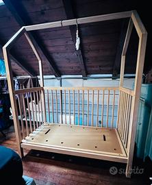 Lettino casetta maison du monde mod.Montessori