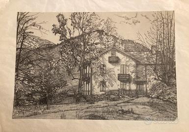 Cartella di stampe delle case padronali