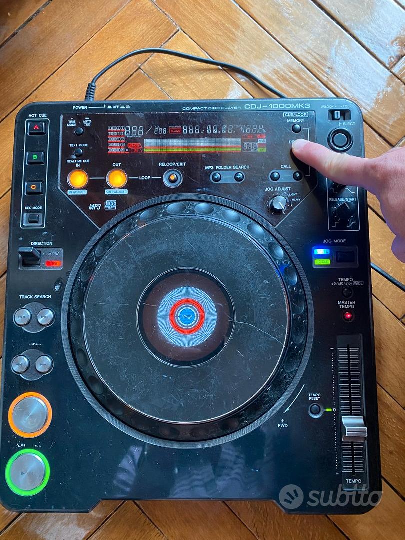 LECTEUR PLATINE VINYLE Pioneer DJ CDJ-1000MK3 Digital CD Deck CDJ 1000 MK3 EUR 314,90 - FR