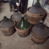 damigiane x la conservazione del vino o olio
