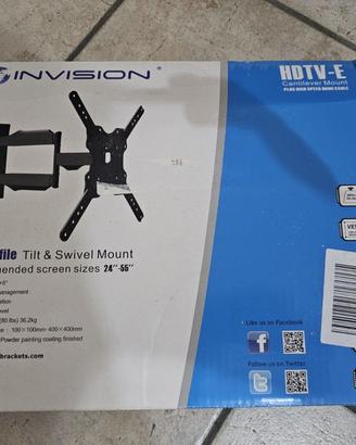 Invision Supporto a Parete TV Low Profile 24-55"