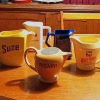 Cinque brocche per acqua vintage. Saldi!