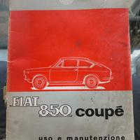uso e manutenzione fiat 850 coupe 