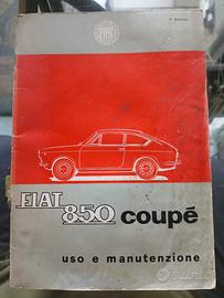uso e manutenzione fiat 850 coupe 