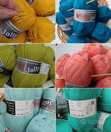 LOTTO DA 10 GOMITOLI 500 GR  