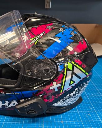 CASCO INTEGRALE SHARK SKWAL I3 HELLCAT + INTERFONO
