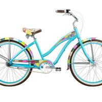 Bici da donna FELT turchese patchwork scatto fisso